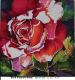 Pure Passion-Rose, Oil on Canvas